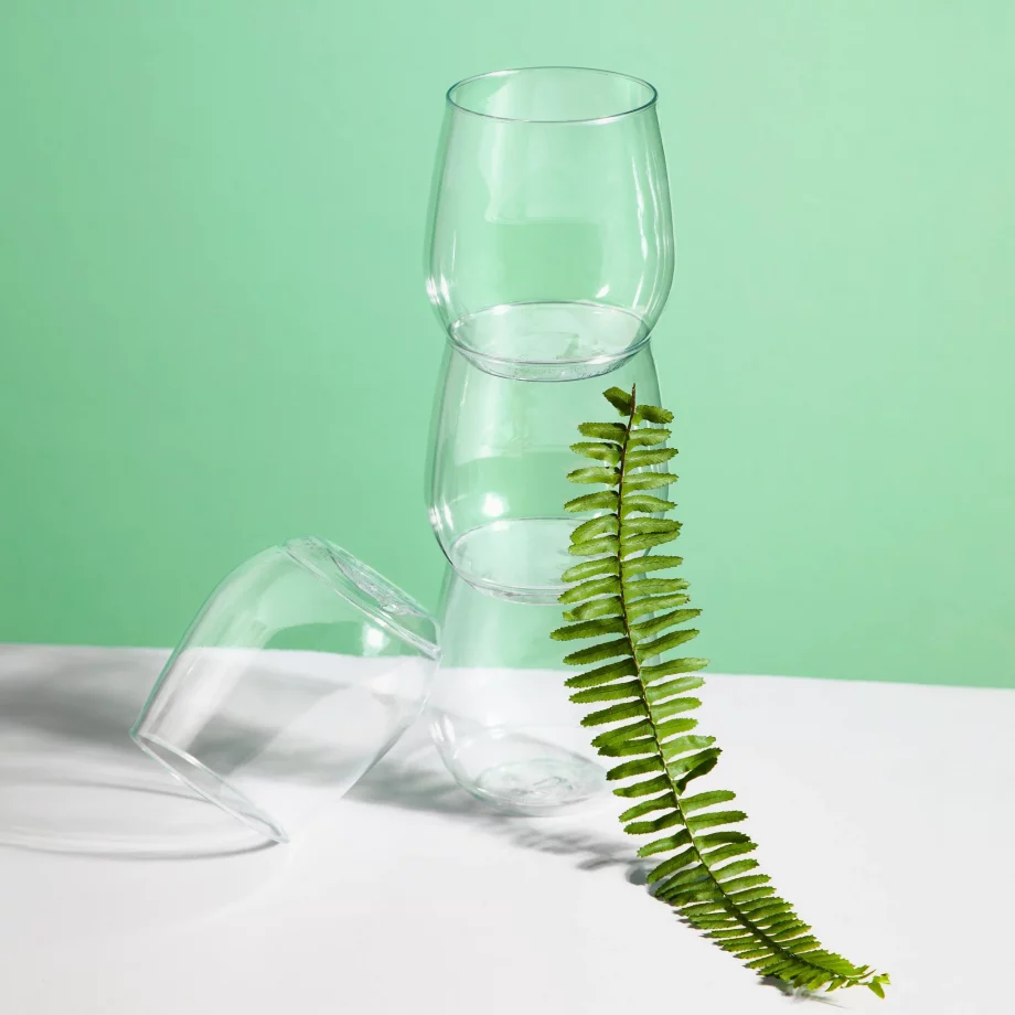 【TOSSWARE】寶特環保酒杯 12oz Vino Jr 威士忌杯（12 入組）