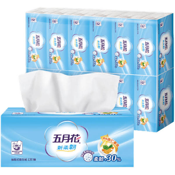 五月花 新柔韌 抽取式衛生紙
