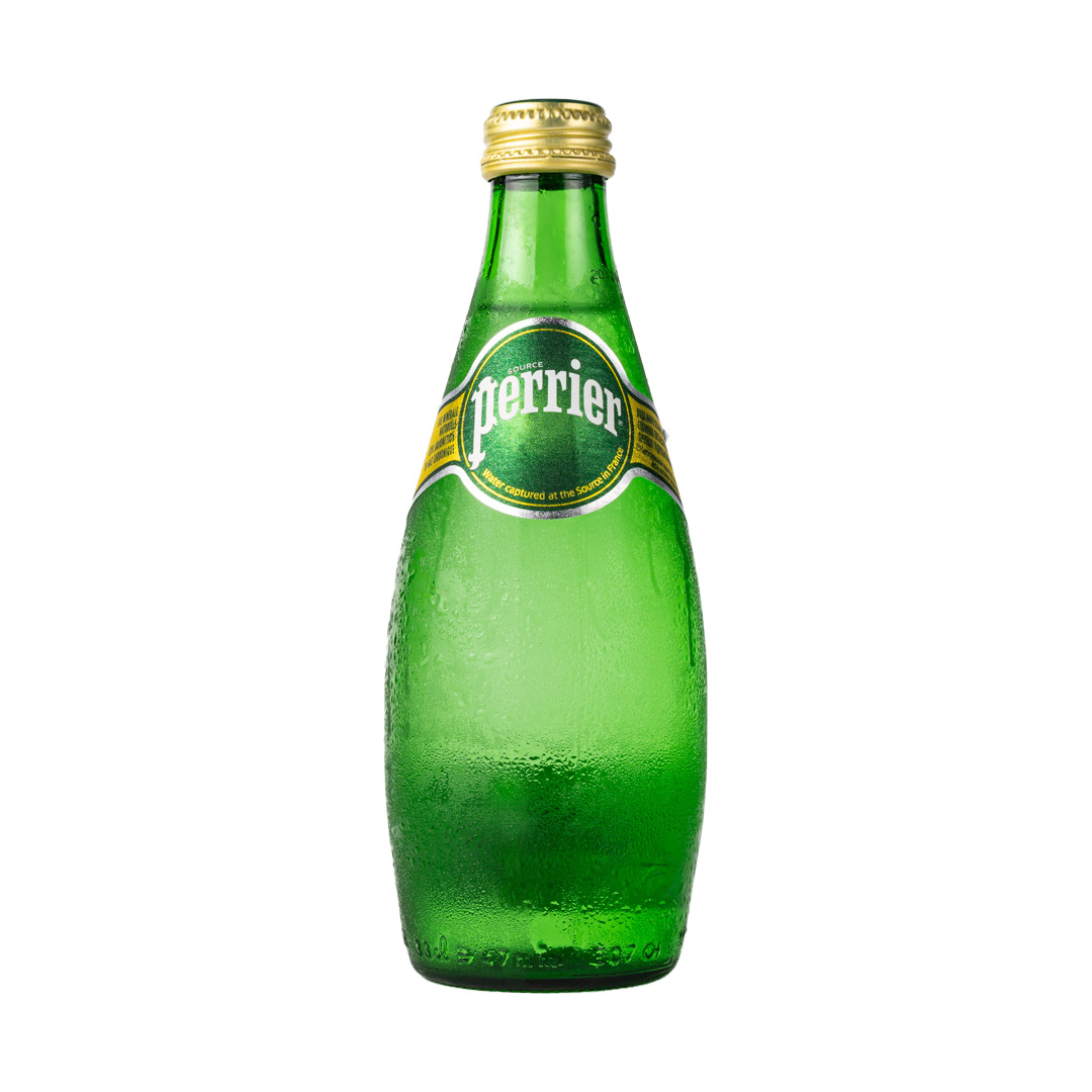 Perrier 氣泡水 天然 礦泉水 原味 玻璃瓶 330ml
