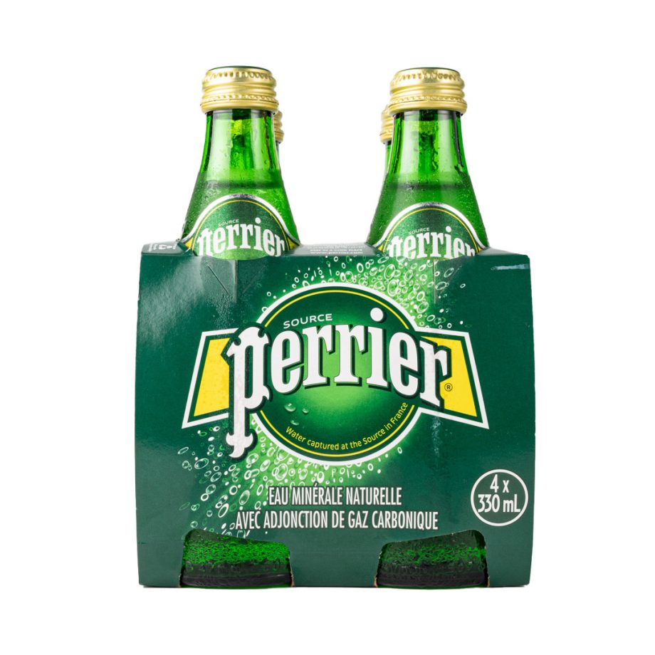 Perrier 氣泡水 天然 礦泉水 原味 玻璃瓶 330ml