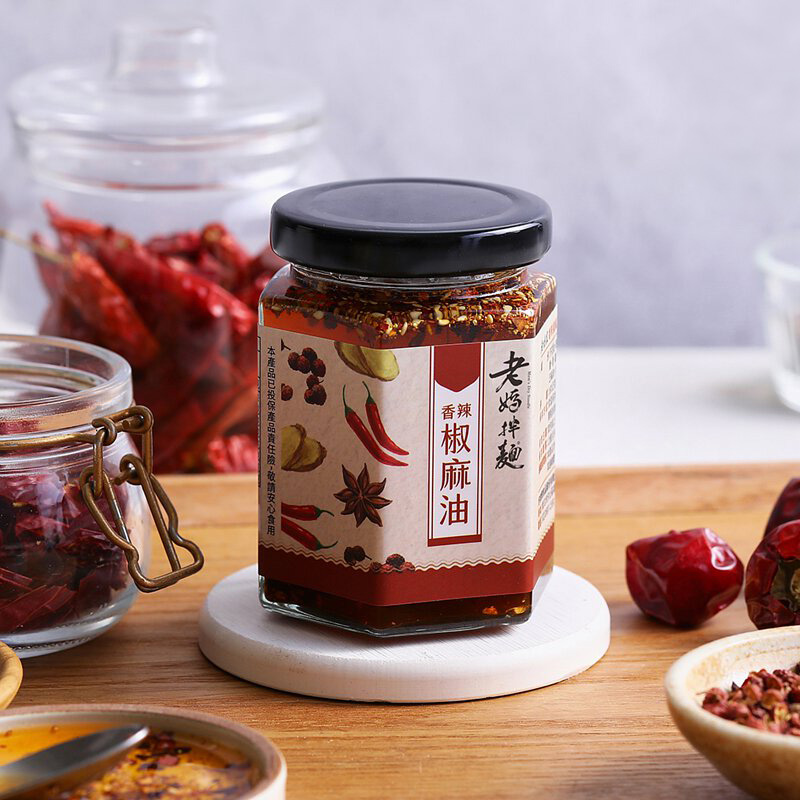 【老媽拌麵】香辣椒麻油（160g / 罐）