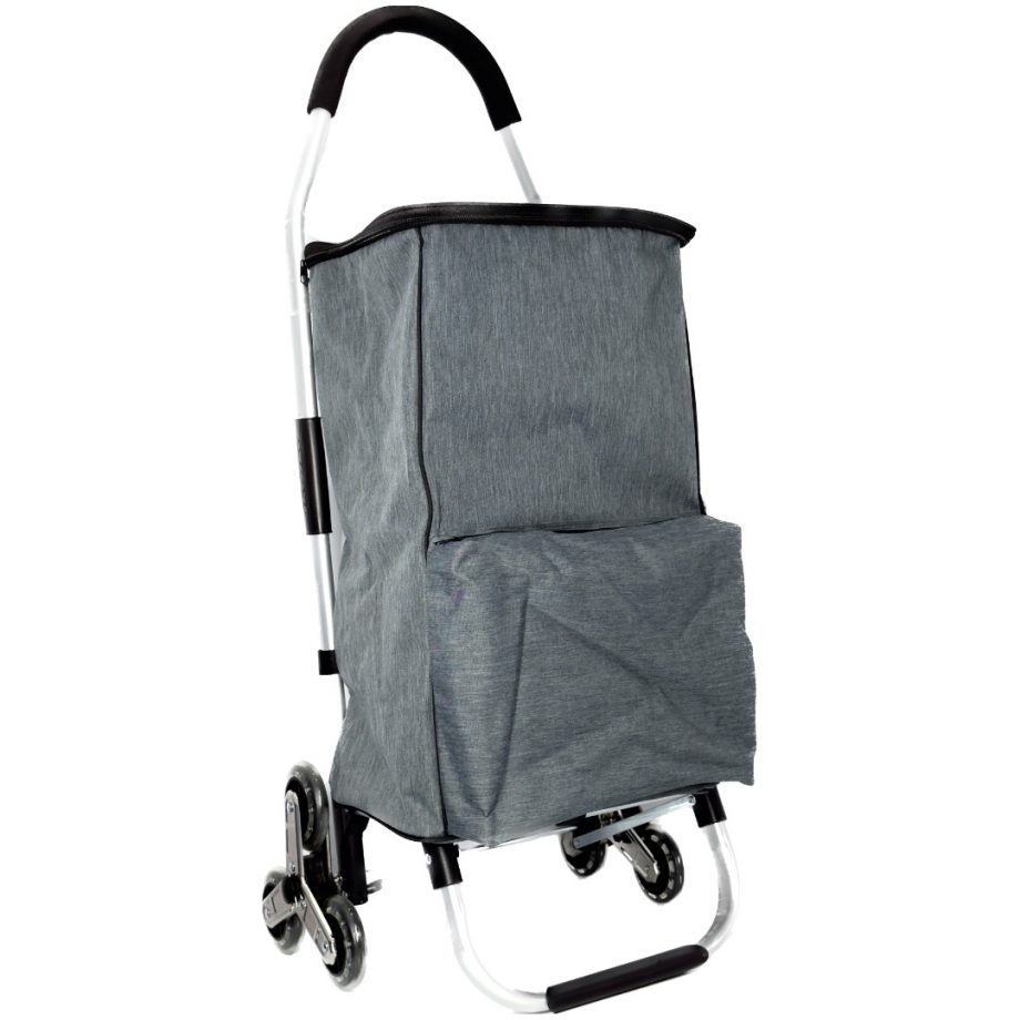 【Quasi】艾瑪偲保冷摺疊三輪購物車（42L 可爬階梯）