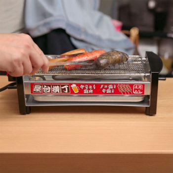 【屋台橫丁】桌上型電烤爐 MYT-800 烤肉機（烤雞肉串 / 章魚燒）