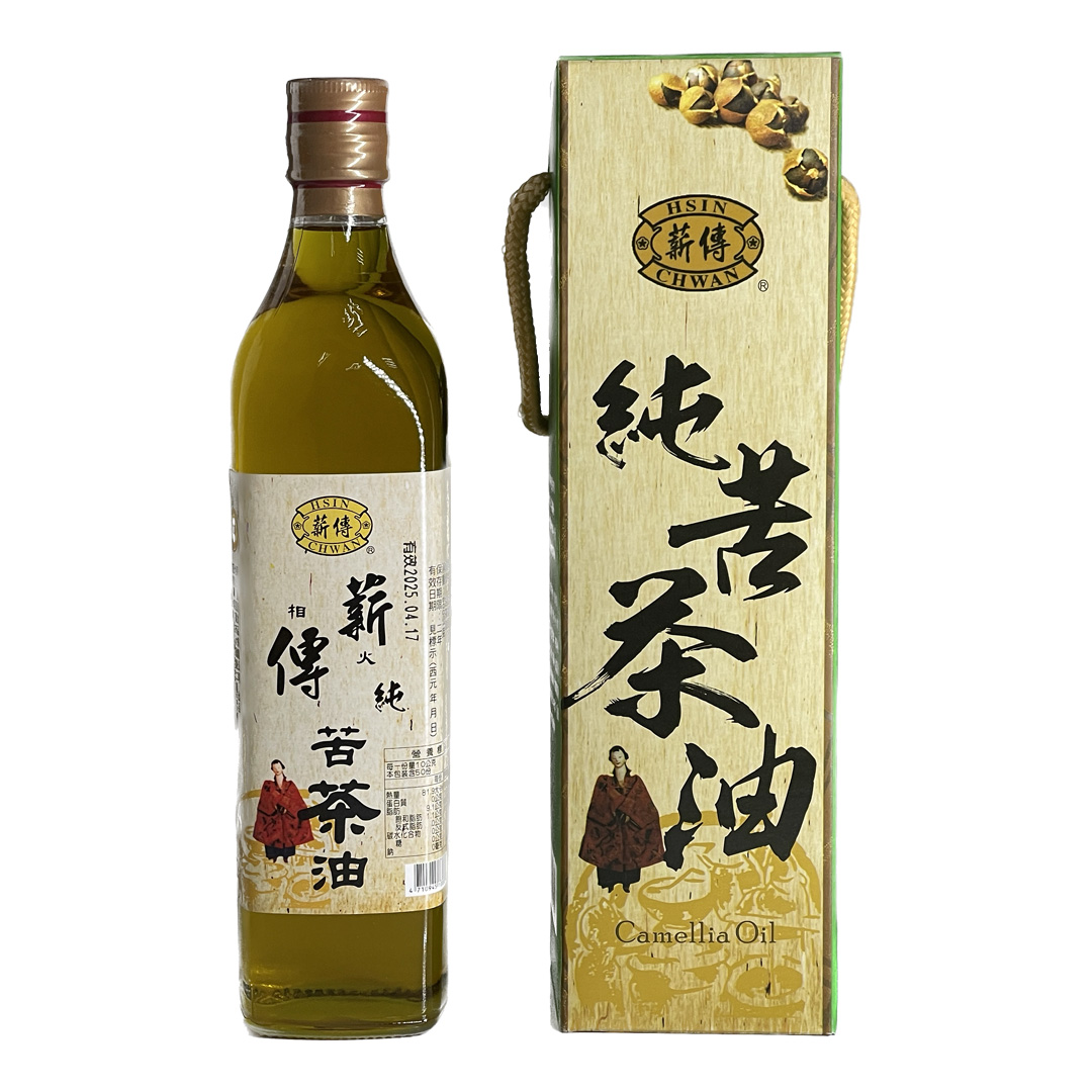 【薪傳】純苦茶油（500g）