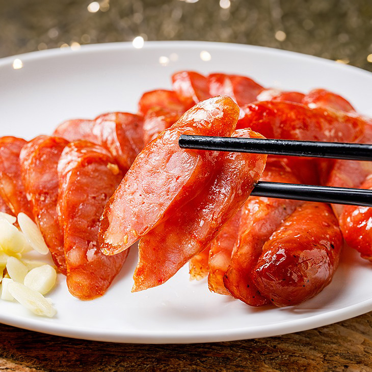 阿城鵝肉 香腸 杏鮑菇