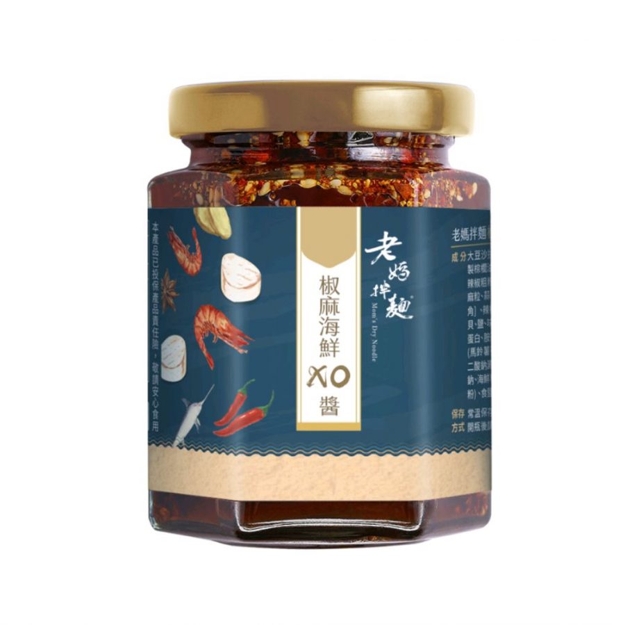 【老媽拌麵】椒麻海鮮 XO 醬（170g）