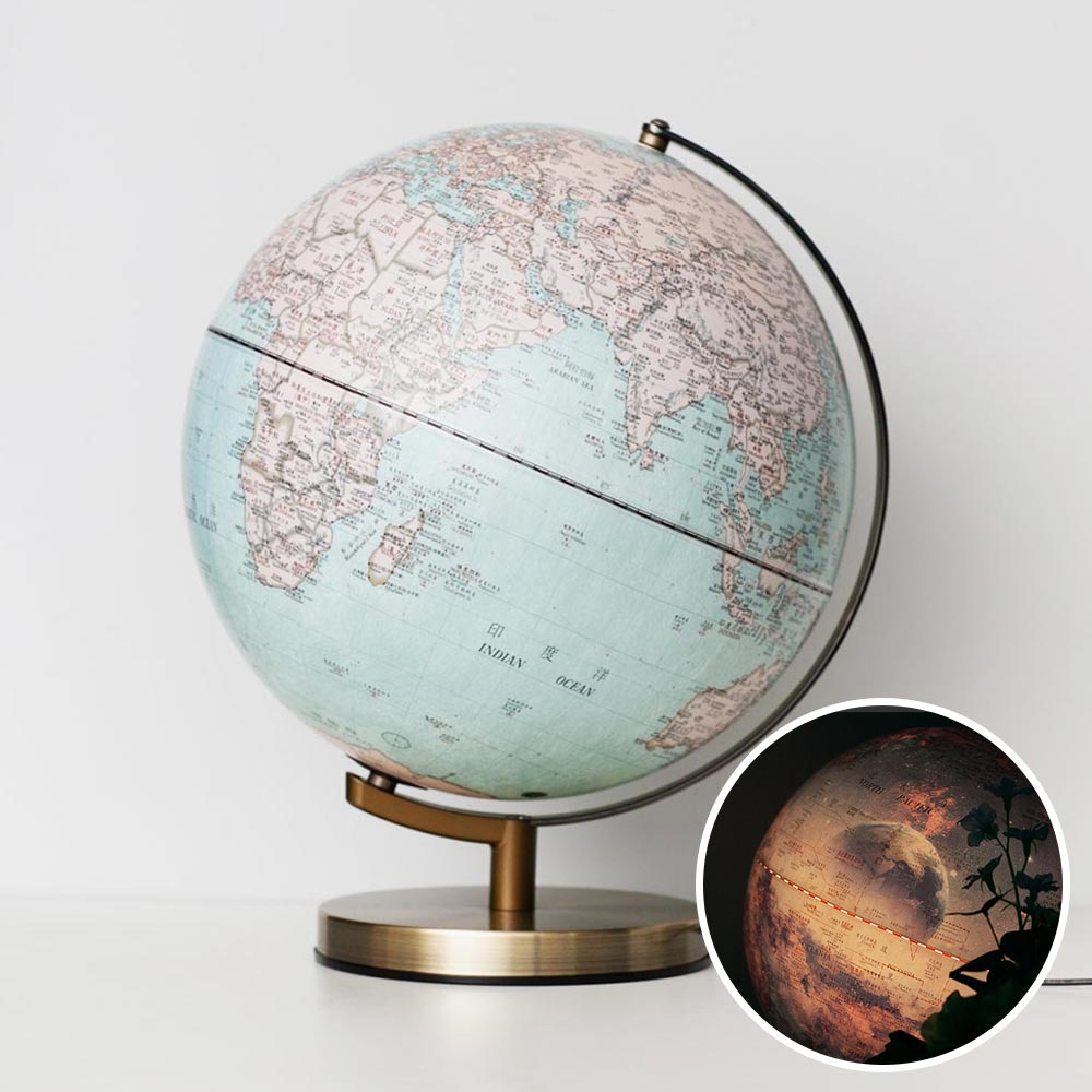 【SkyGlobe】12 吋療癒系新仿古宇宙觸碰式地球儀