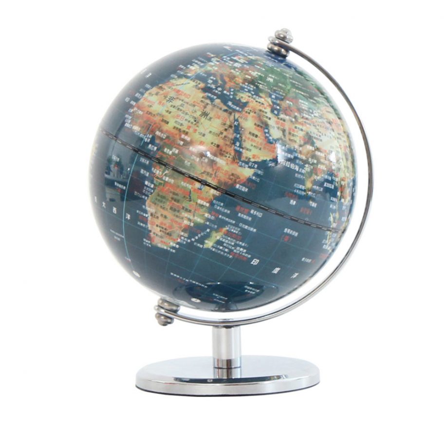 【SkyGlobe】5 吋衛星亮面金屬手臂地球儀(中文版) 【SkyGlobe】5 吋衛星亮面金屬手臂地球儀(中文版)