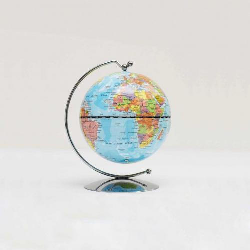 【SkyGlobe】3 . 75 吋行政線弧地球儀（英文版）