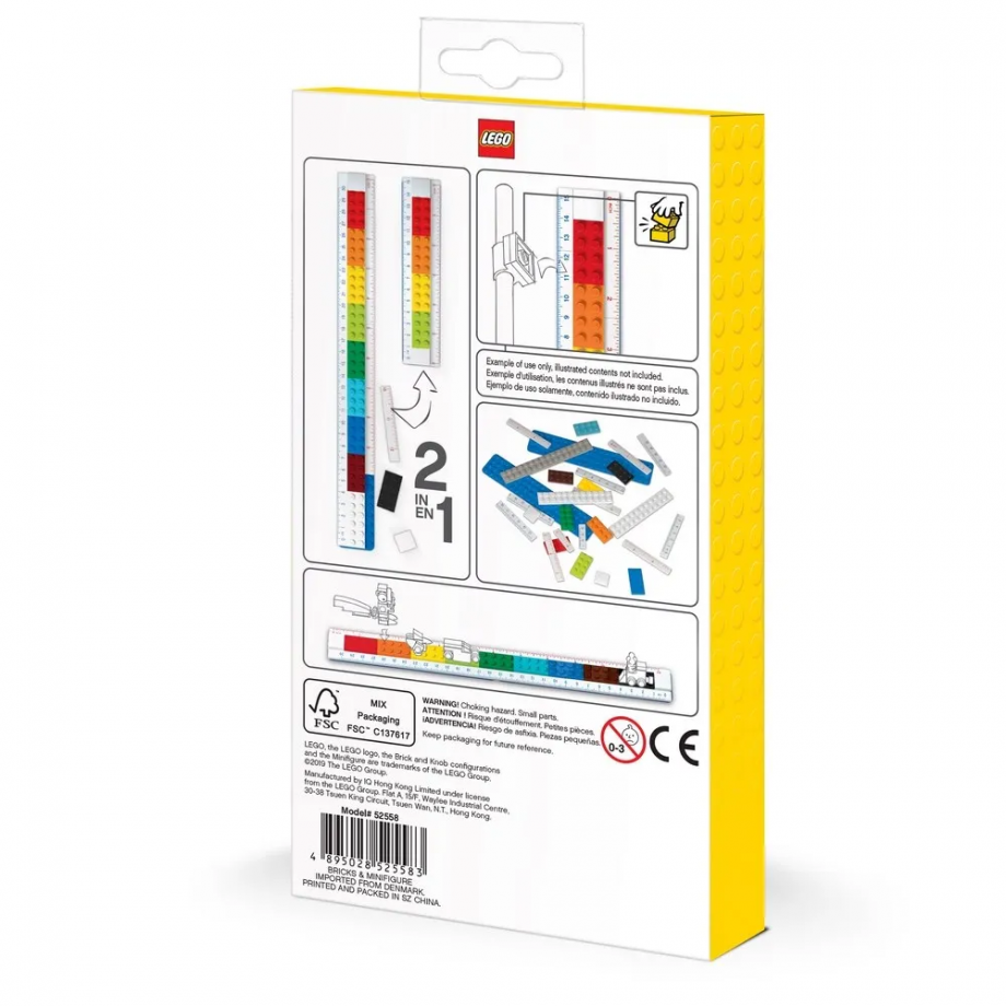 image LEGO 樂高創意組裝文具尺(15-30 公分,附人偶)