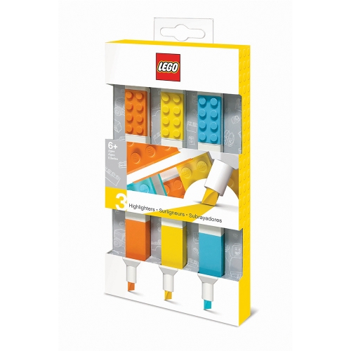 LEGO 樂高螢光筆（3 色）