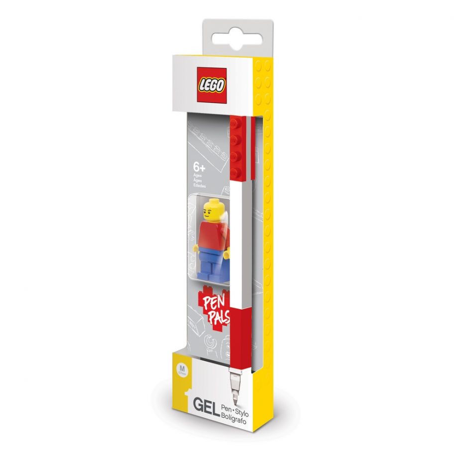 image LEGO 樂高積木原子筆(紅色,附人偶)