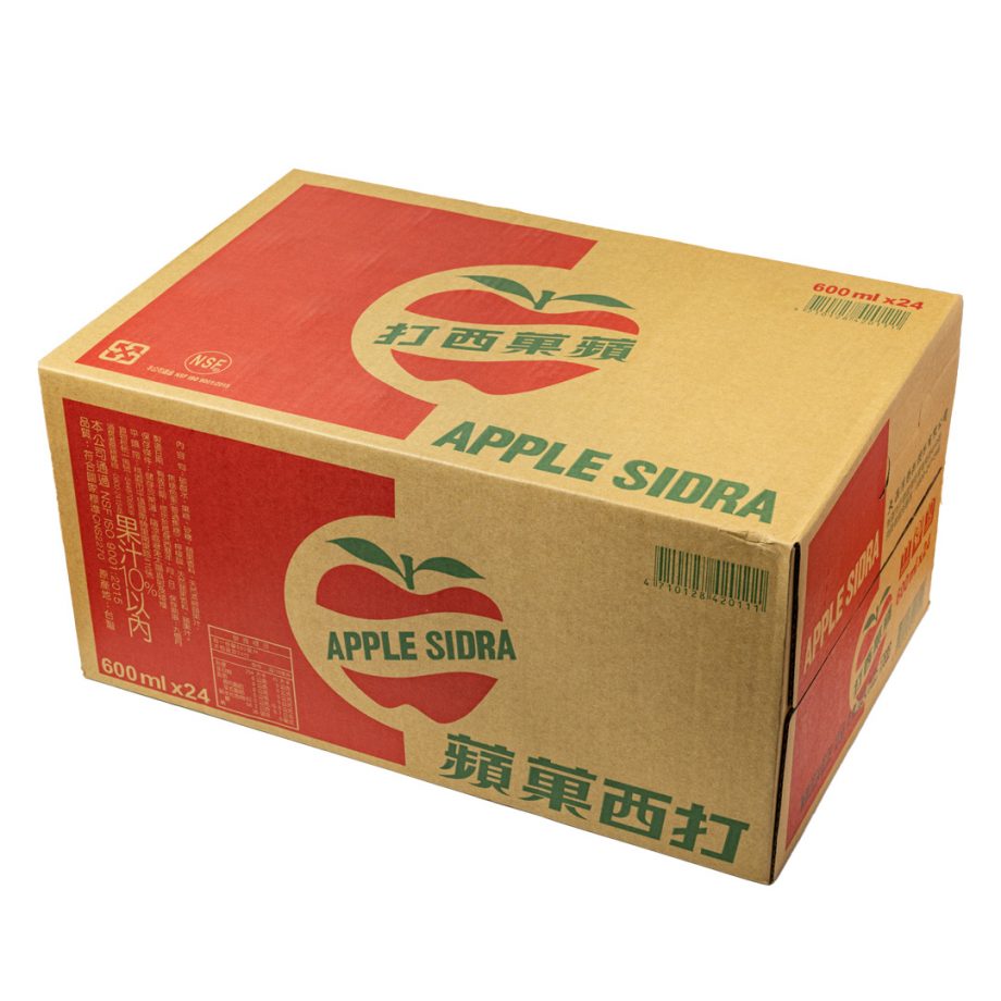 apple sidra 4_0 【大西洋】蘋果西打(600ml × 24 入 / 箱)