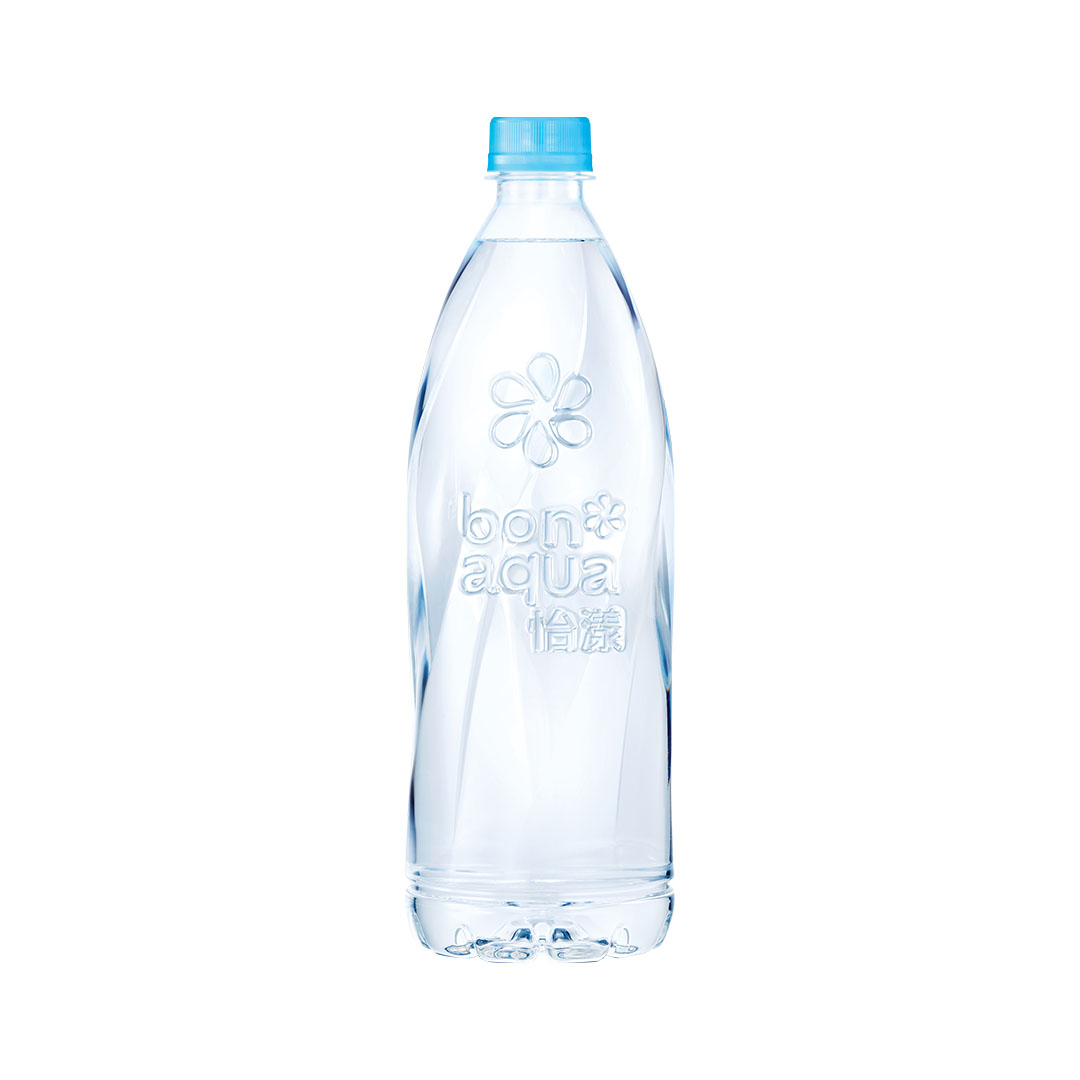 【bonaqua 怡漾】鹼性水寶特瓶 rPET（888ml × 20 入 / 箱）