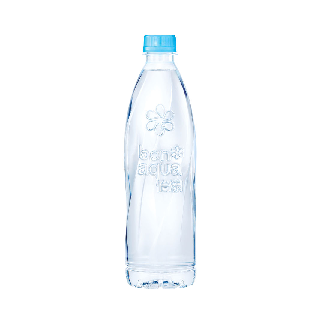 【bonaqua 怡漾】鹼性水寶特瓶 rPET（588ml × 24 入 / 箱）
