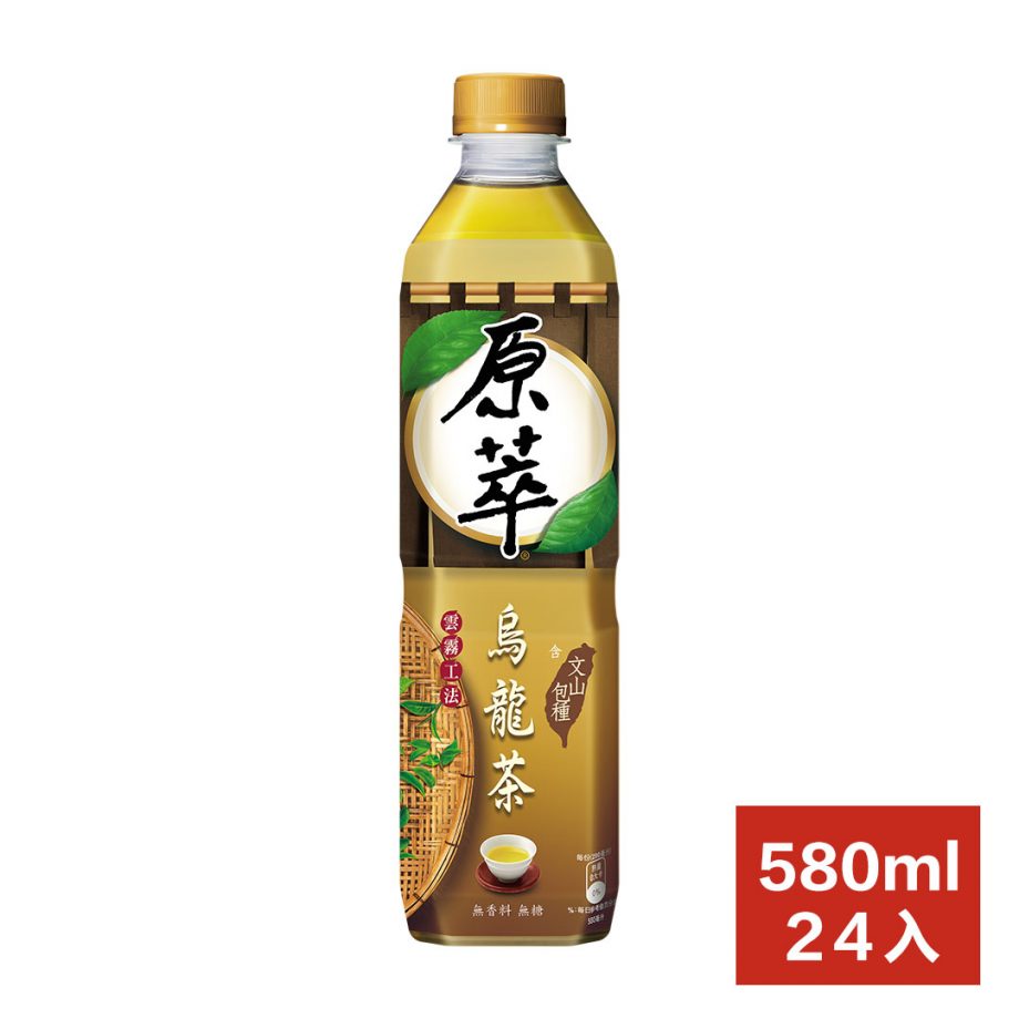 【原萃】烏龍茶（580ml × 24 入 / 箱）