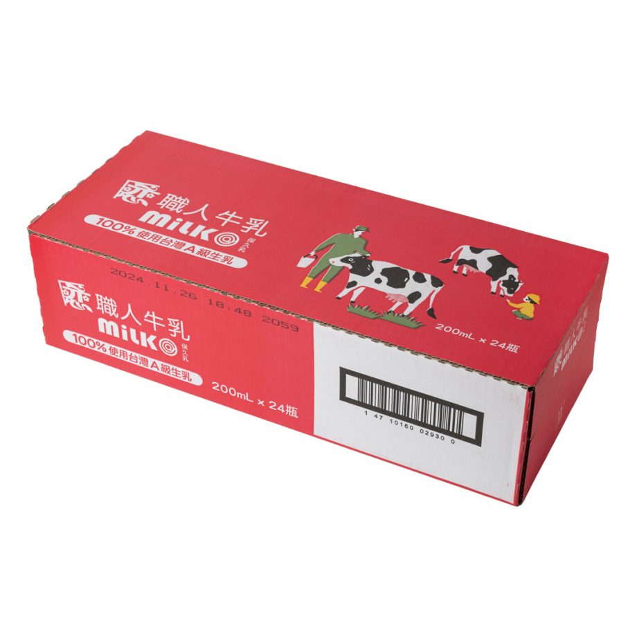 開元食品 戀職人 牛乳 保久乳 4 【開元食品】戀職人 - 牛乳 / 保久乳(200ml × 24 入)