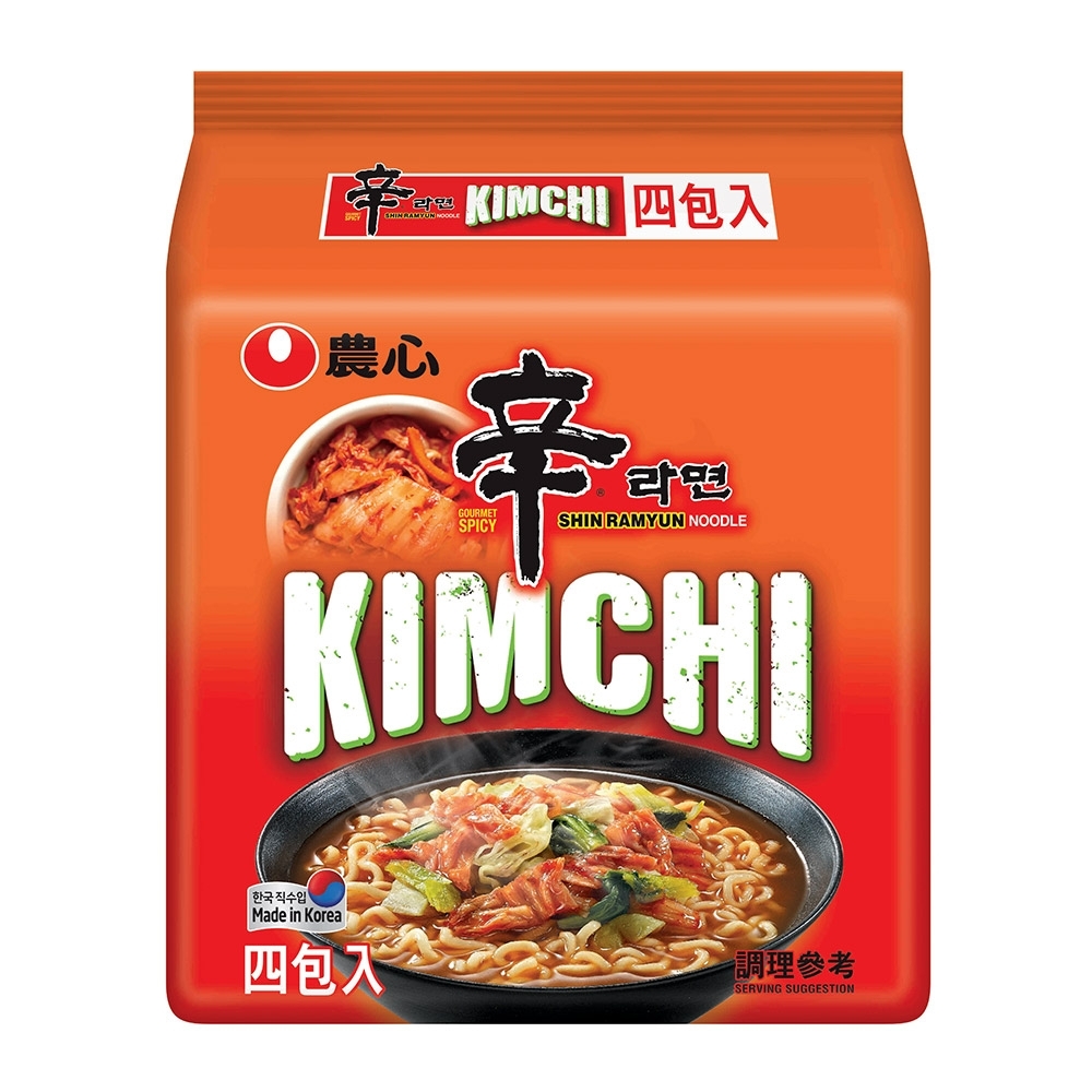 【農心】辛辣白菜風味拉麵超值包（5 包 × 4 袋 / 組）