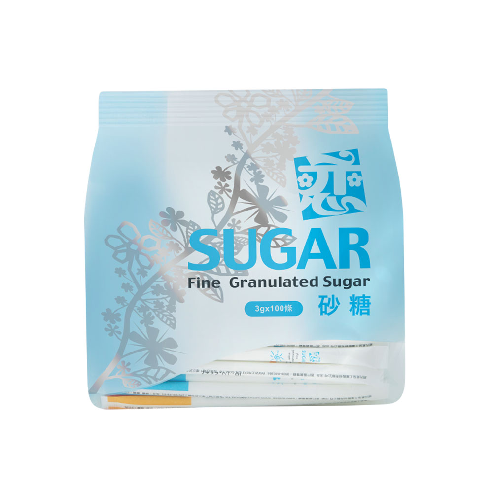 【開元食品】戀砂糖包 - 長條（3g × 100 入 × 2 袋）