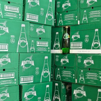 【Perrier】氣泡天然礦泉水原味玻璃瓶（750ml × 24 入 / 箱）