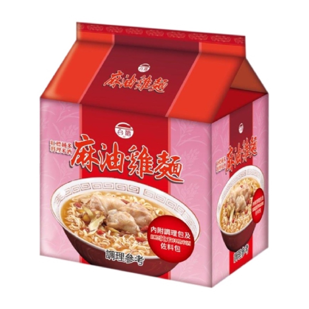 【台酒】麻油雞袋麵（3 包 × 4 袋 / 箱）