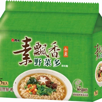 【素飄香】野菜多風味麵（５ 入 × 6 袋 / 箱）