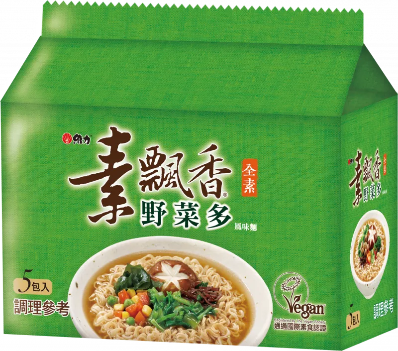 【素飄香】野菜多風味麵(5 入 × 6 袋 / 箱) 【素飄香】野菜多風味麵(5 入 × 6 袋 / 箱)