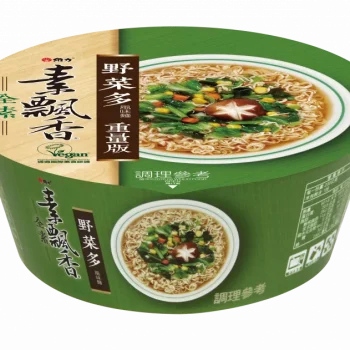 【素飄香】野菜多風味麵 - 碗裝（12 碗 / 箱）