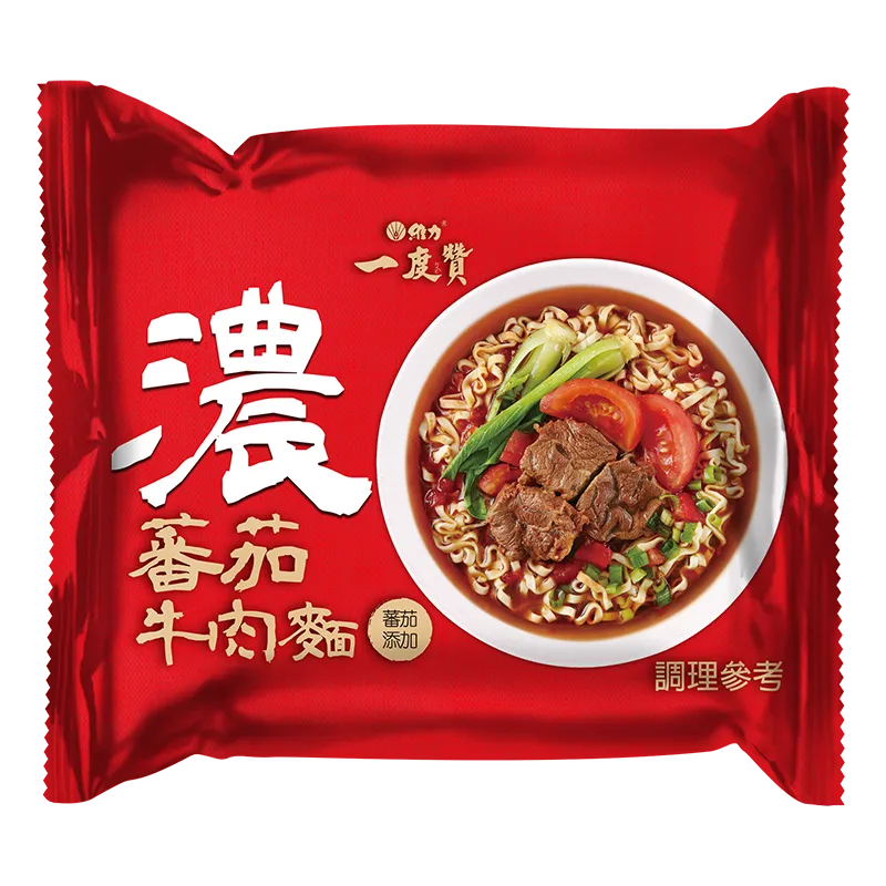 【一度贊】番茄牛肉麵（3 入 × 4 袋 / 箱）