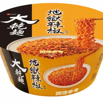 【大乾麵】地獄辣椒麵 - 碗裝（12 入 / 箱）