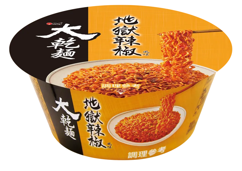 【大乾麵】地獄辣椒麵 - 碗裝（12 入 / 箱）