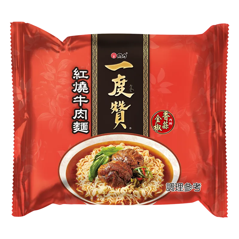 【一度贊】紅燒牛肉麵（3 入 × 4 袋 / 箱）
