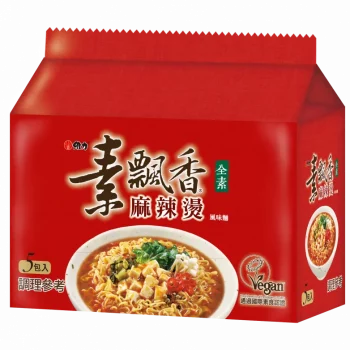【素飄香】麻辣燙風味麵（５ 入 × ６ 袋 / 箱）