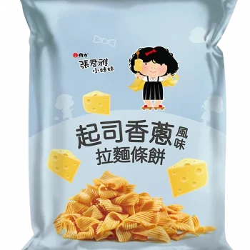 【張君雅小妹妹】起司香蔥風味拉麵條餅（15 入 / 箱）