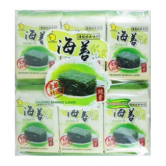 【優龍】經典味付海苔（12 盒 × 6 袋 / 箱）