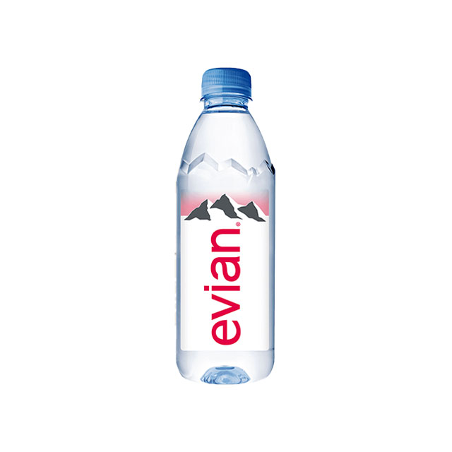 【evian】天然礦泉水寶特瓶（500ml × 24 入 / 箱）