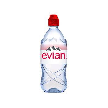 【evian】天然礦泉水運動瓶（750ml × 12 入 / 箱）