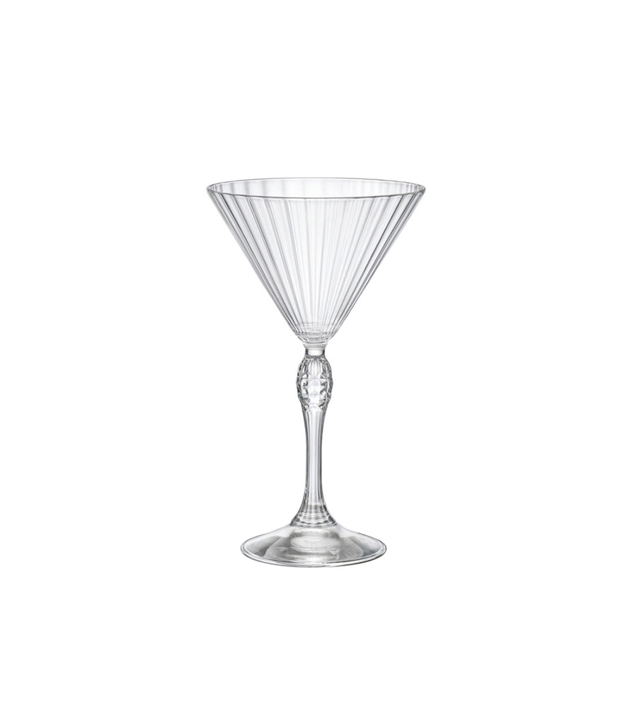 【Bormioli Rocco】美式復古雕紋馬丁尼杯(155ml × 6 入) 【Bormioli Rocco】美式復古雕紋馬丁尼杯(155ml × 6 入)