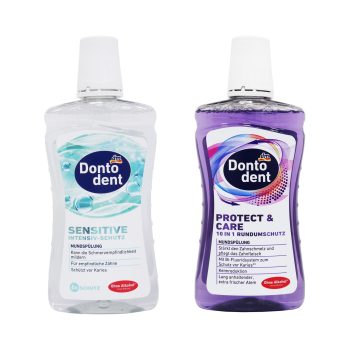 【德國 DM】Dontodent 漱口水 - 抗敏溫和 / 全效含氟（500ml / 罐）