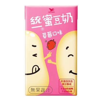 【統一】蜜豆奶 - 草莓口味（250ml × 24 入 / 箱）