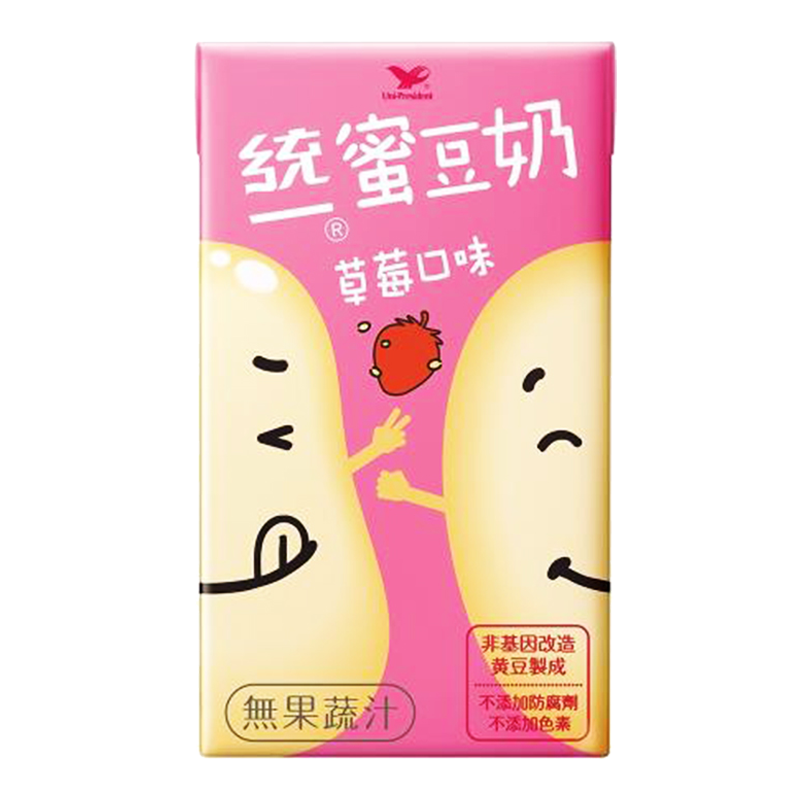 【統一】蜜豆奶 - 草莓口味（250ml × 24 入 / 箱）