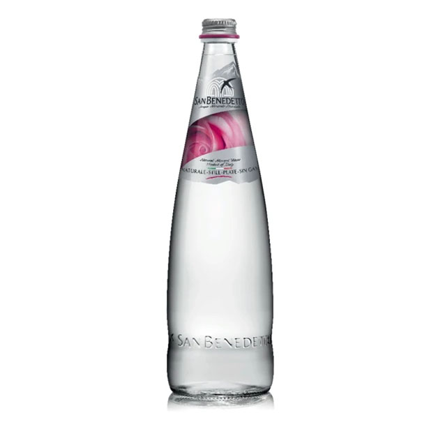 【San Benedetto 聖碧濤】天然礦泉水玻璃瓶（1000ml × 12 入 / 箱）