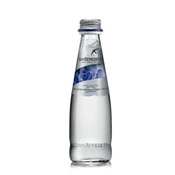 【San Benedetto 聖碧濤】氣泡礦泉水玻璃瓶（250ml × 24 入 / 箱）