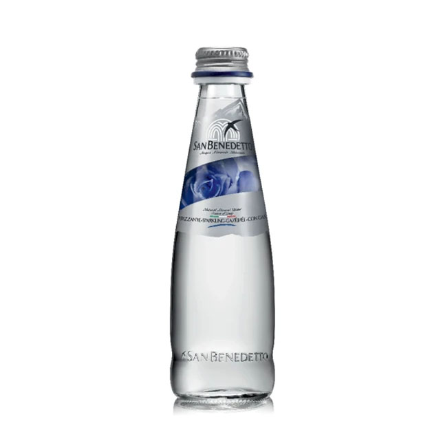 【San Benedetto 聖碧濤】氣泡礦泉水玻璃瓶(250ml × 24 入 / 箱) 【San Benedetto 聖碧濤】氣泡礦泉水玻璃瓶(250ml × 24 入 / 箱)