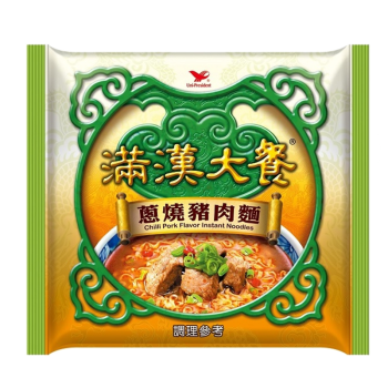 【滿漢大餐】蔥燒豬肉麵 - 袋裝（12 入 / 箱）