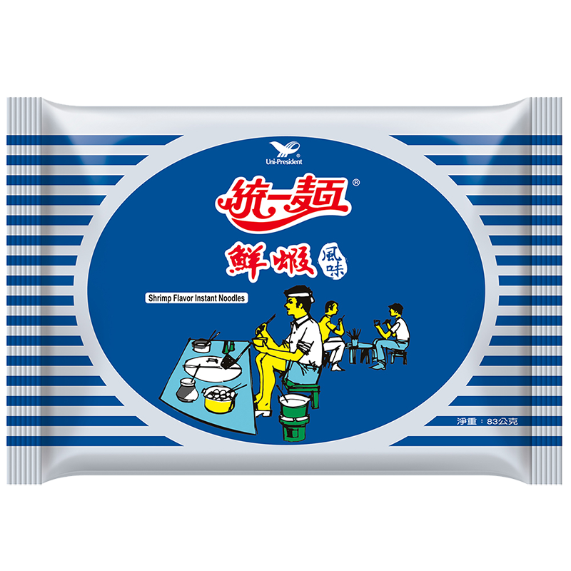 【統一】鮮蝦風味 - 袋裝（30 入 / 箱）