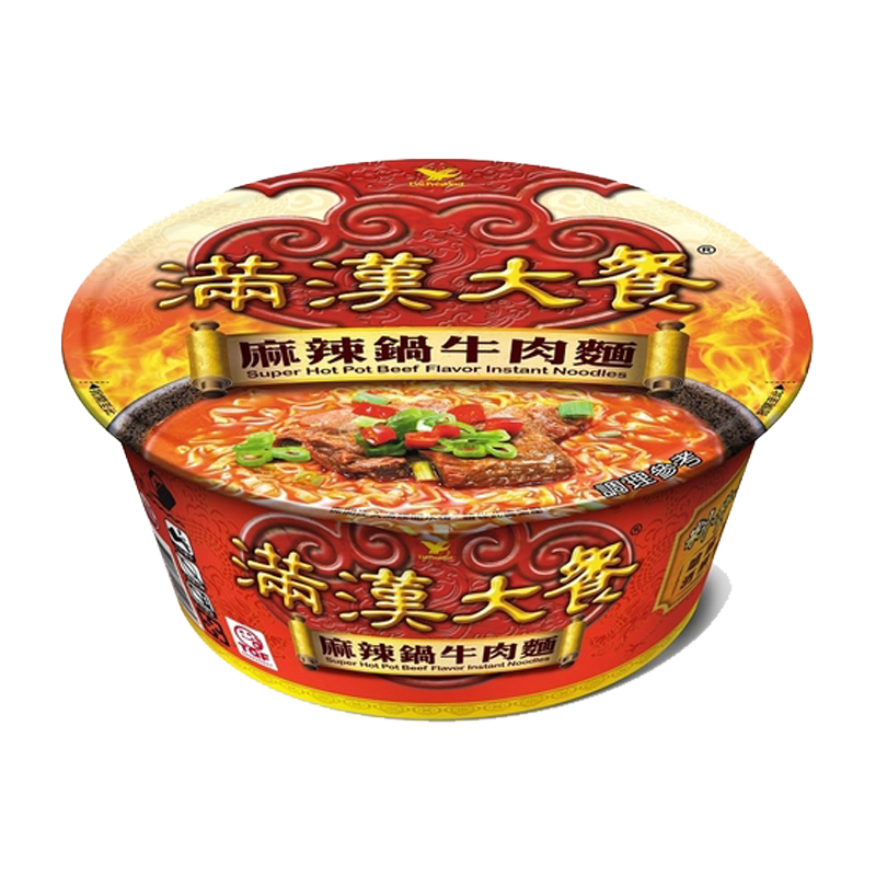 【滿漢大餐】麻辣鍋牛肉麵 - 碗裝（6 碗 / 箱）