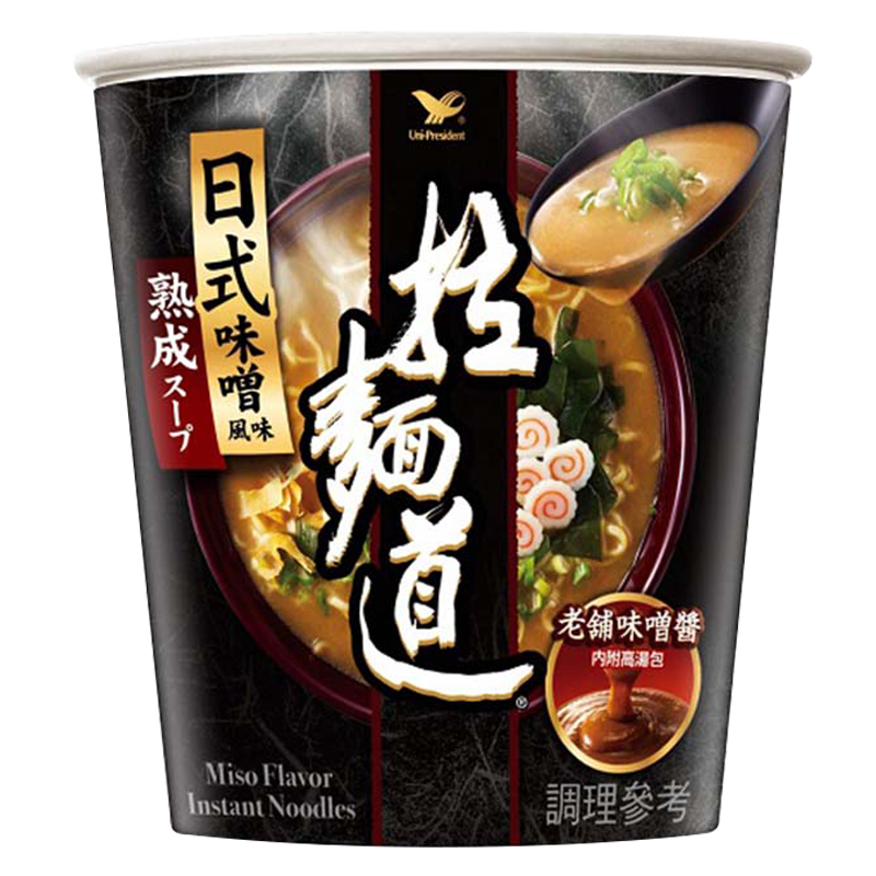 【拉麵道】日式味噌風味 - 杯麵（12 入 / 箱）