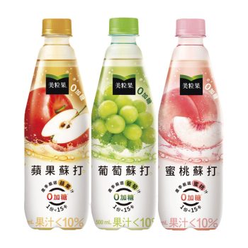 【美粒果】零加糖蘇打寶特瓶（500ml × 24 入 / 箱）